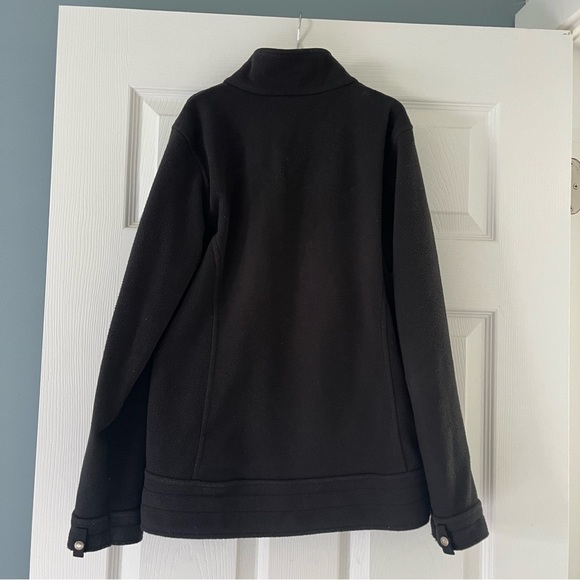 The North Face Fleece Black Purple/Pink Logo Large - Picture 3 of 6